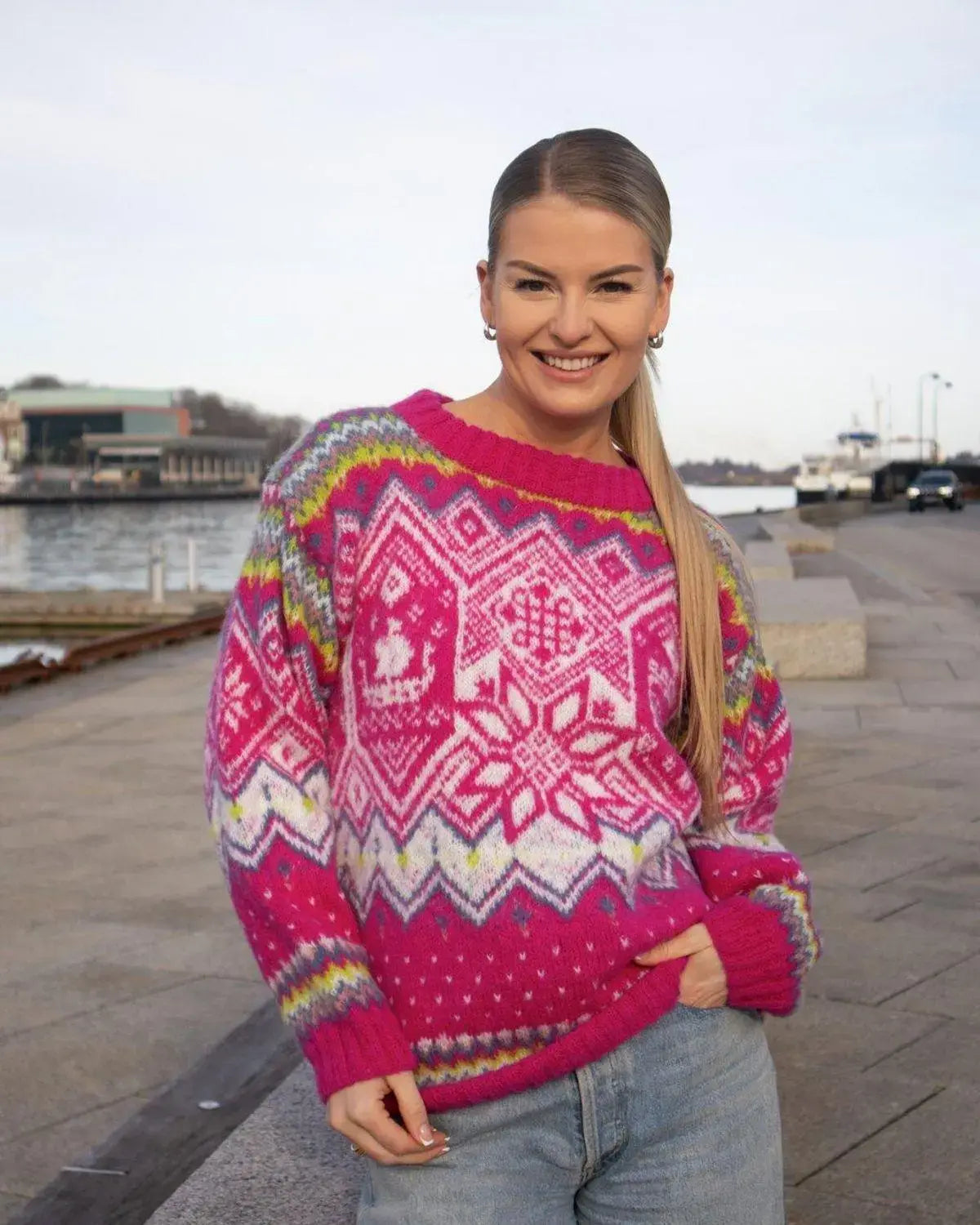 Trondheim 2025 Genser, Pink