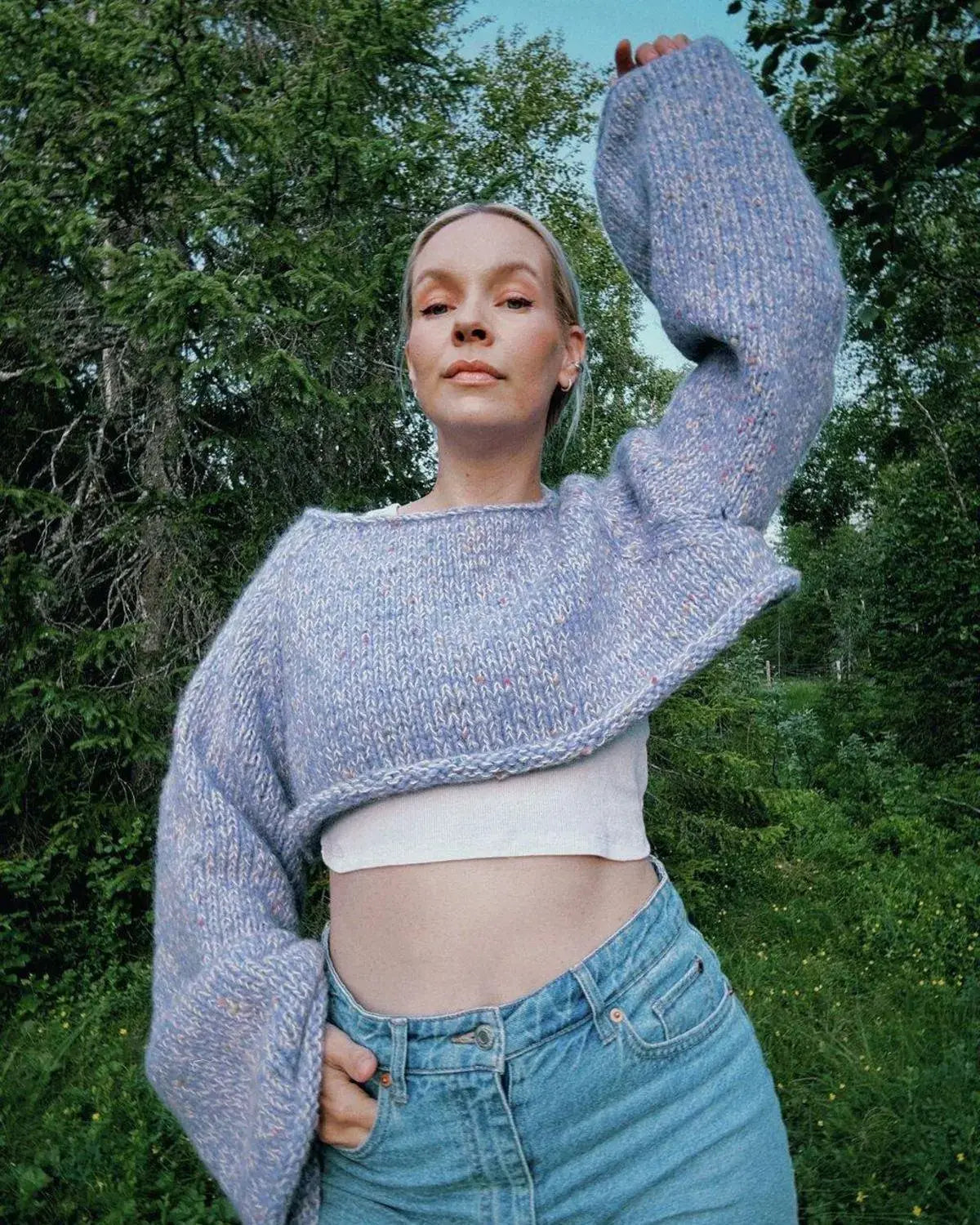 Viljes V2 Genser, Lilac