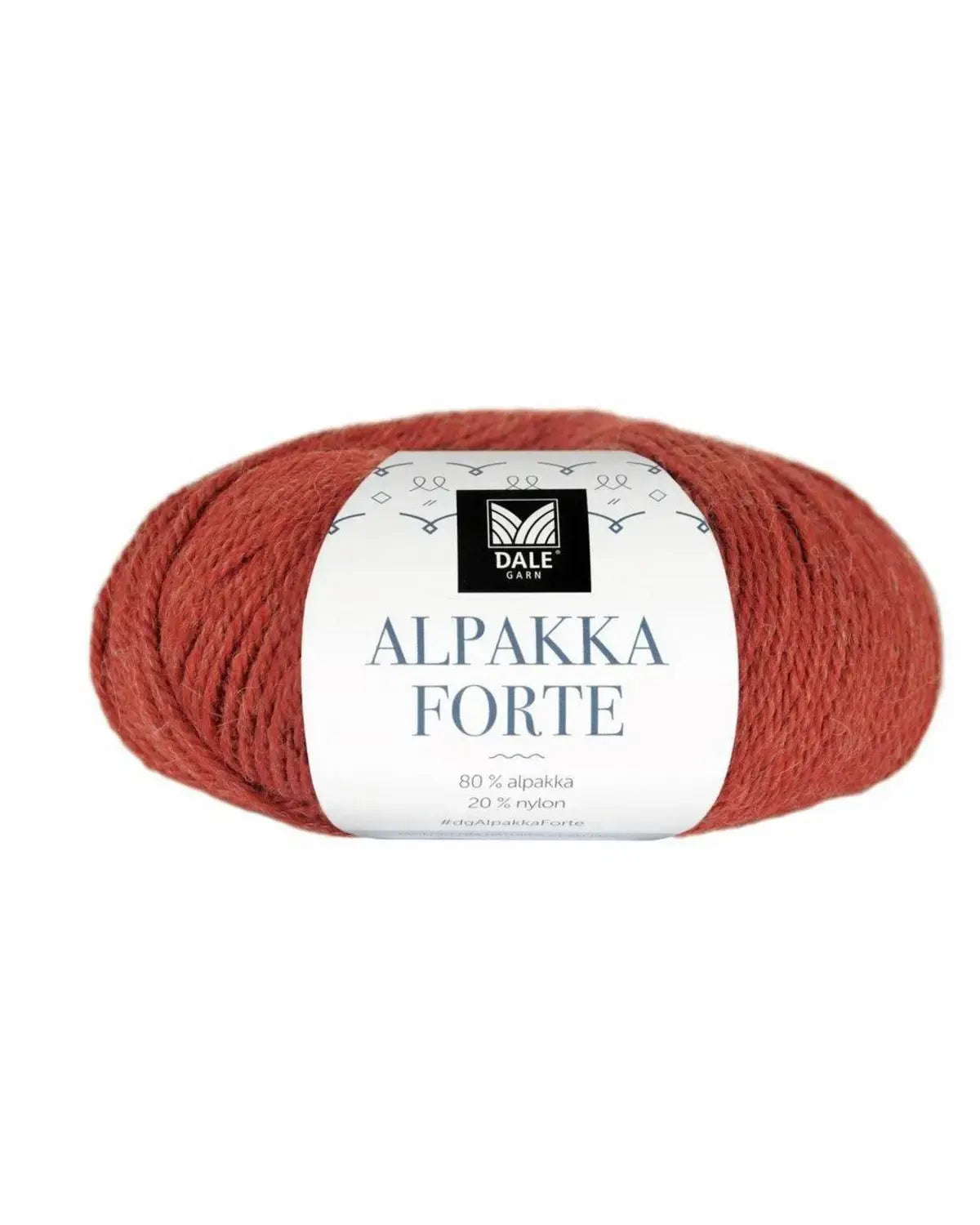 Alpakka Forte - 703 Varm terracotta melert