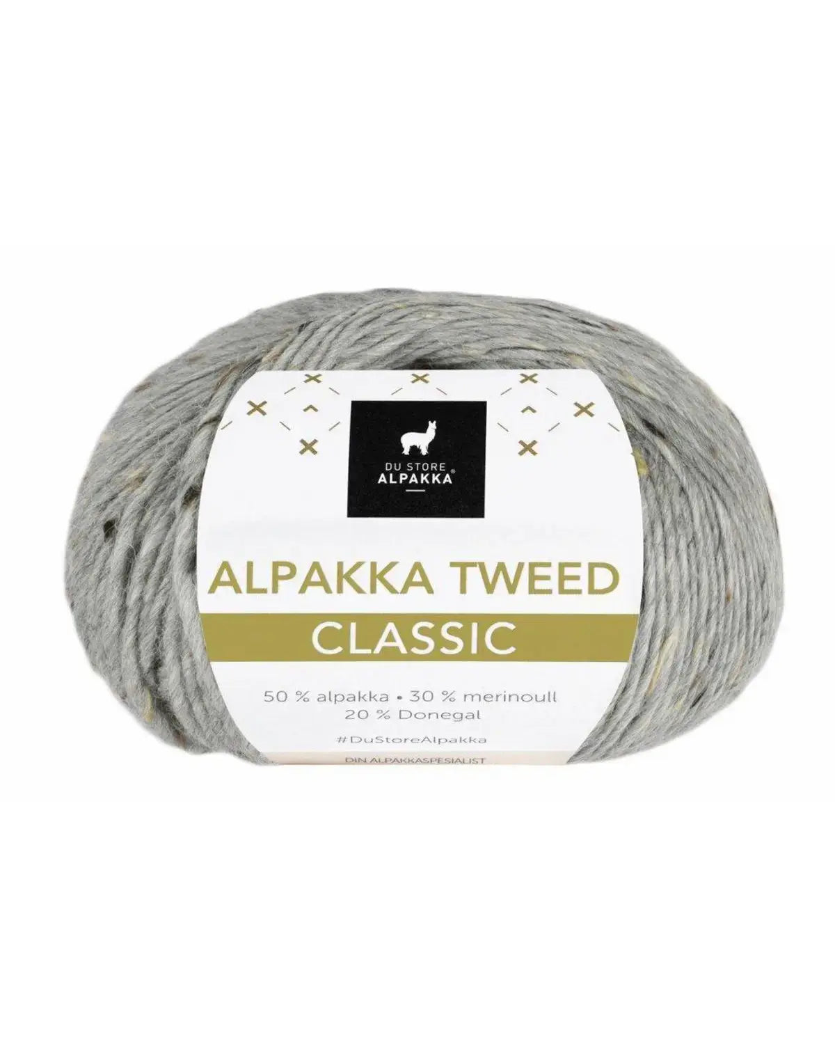 Alpakka Tweed Classic - 101 Grå