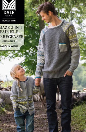 Amaze 2-in-1 Fair Isle Herregenser