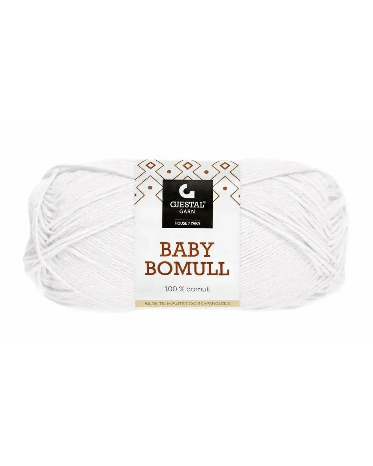 Baby Bomull - 501 Hvit