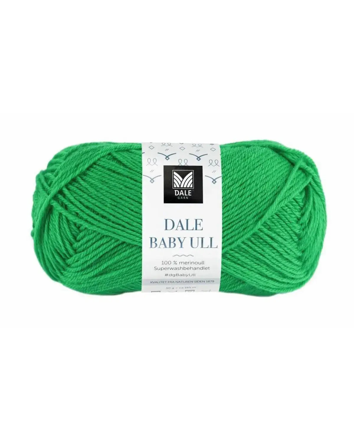 Baby Ull - 8536 Skarp grønn