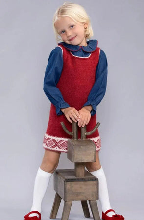 Cortina Kids Spenser-kjole, Rød
