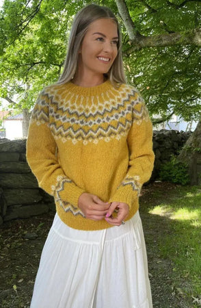 Dolomitt Genser, Gul