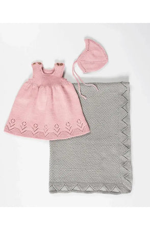 Engblomst Kjole og Hjelmlue, Rosa