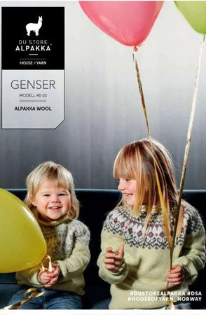 Genser med Rundfelling, Lys Grønn