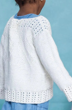 Gina Kids Genser, Hvit