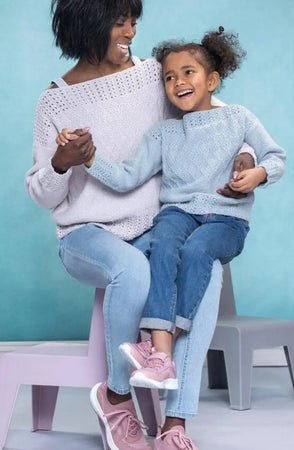 Gina Kids Genser, Lys Blå