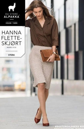 Hanna Fletteskjørt, Lys Beige