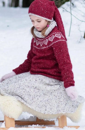 Hjertegenser Barn, Dyp Rød