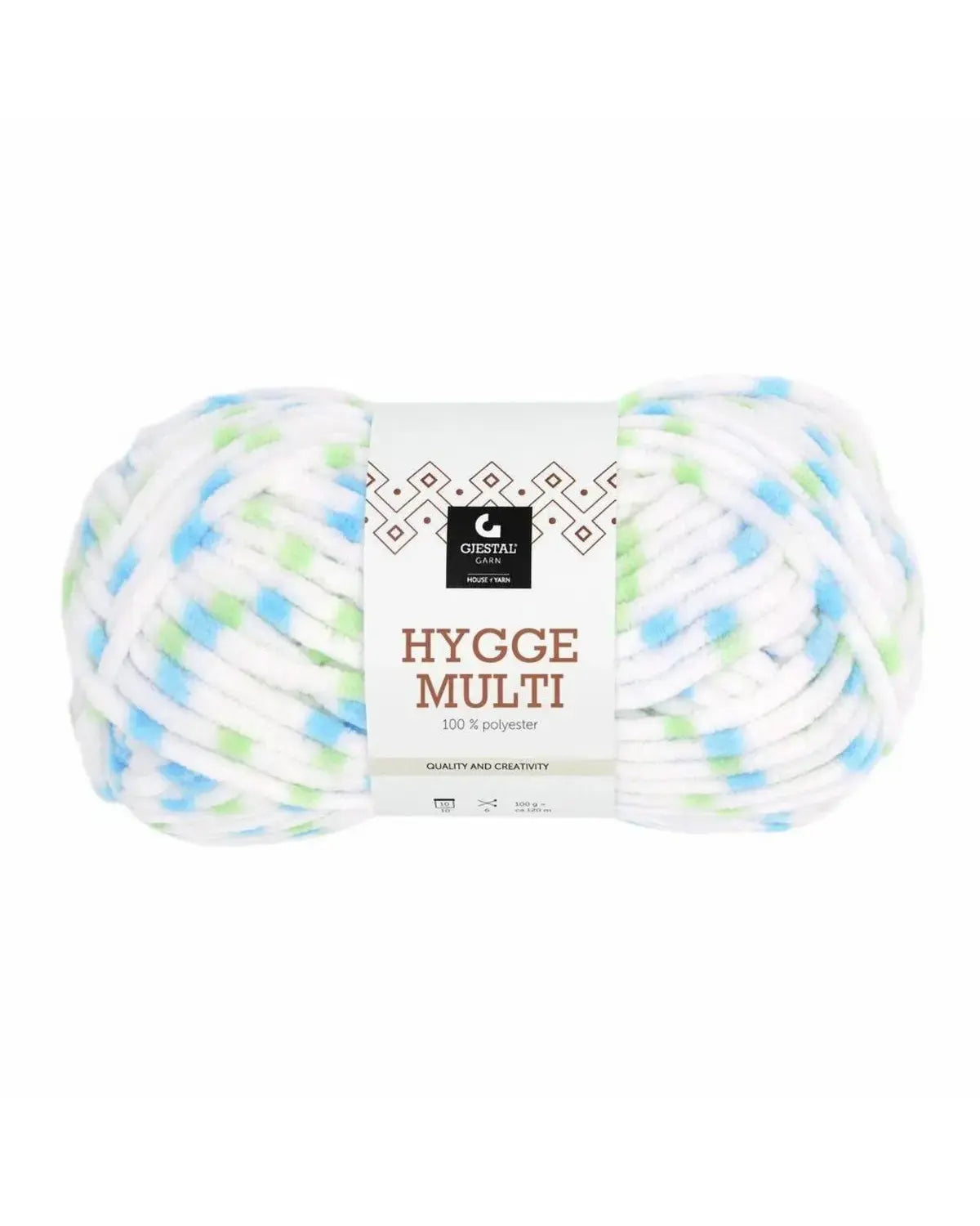 Hygge Multi - 6403 Blå/mint dots