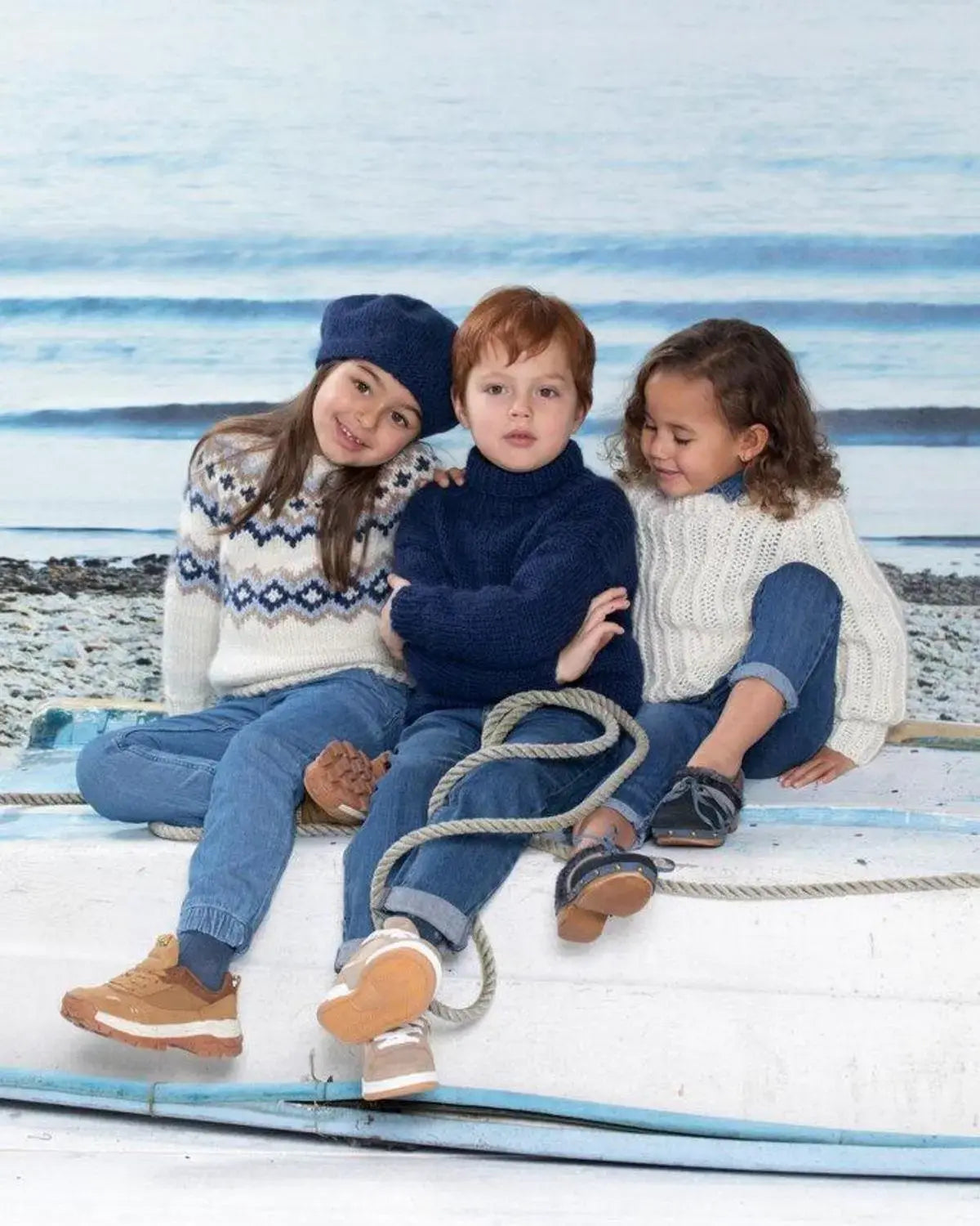 Ingrid Kids Genser, Natur