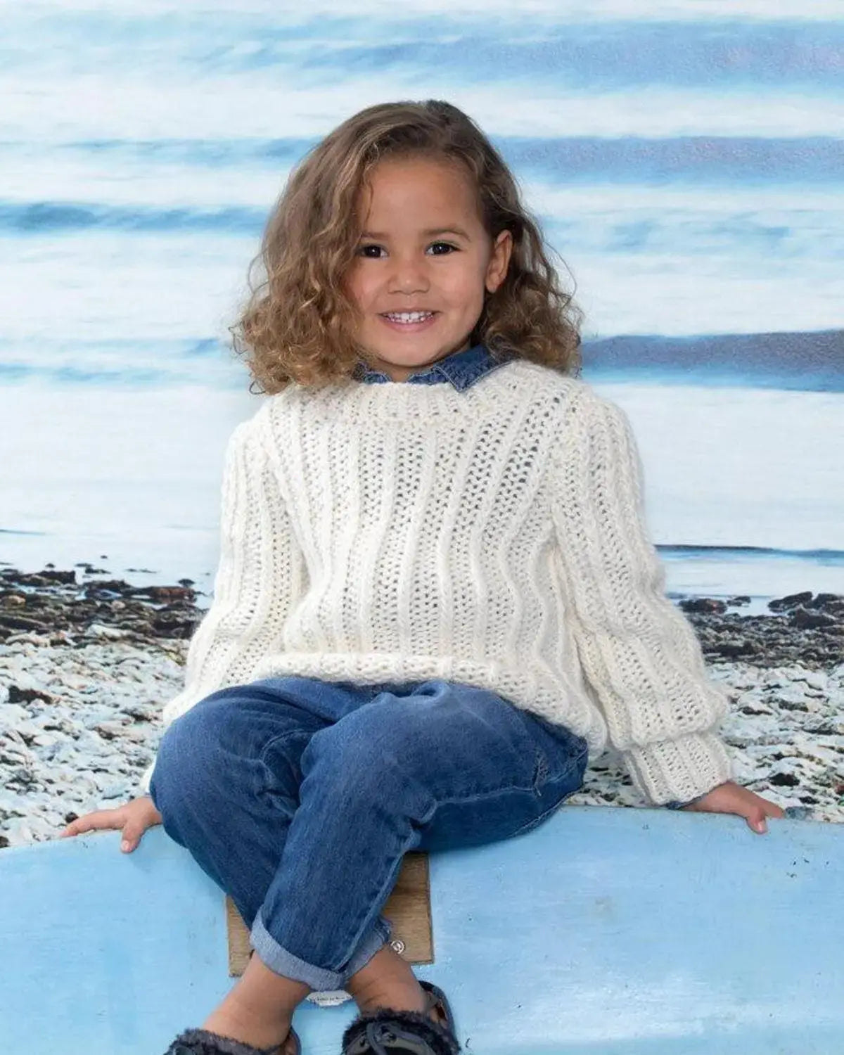 Ingrid Kids Genser, Natur