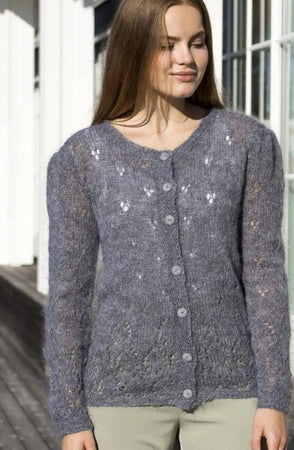 Lace Jakke, Mørk Grå