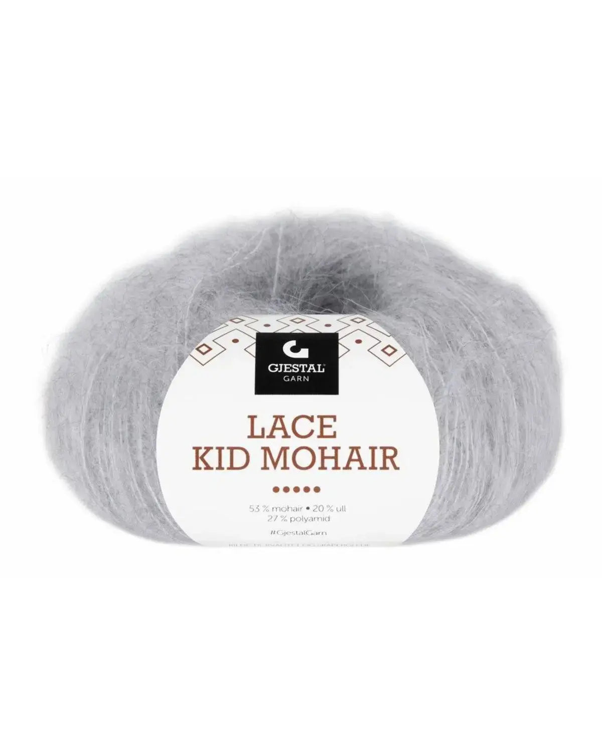 Lace Kid Mohair - 903 Lys grå melert