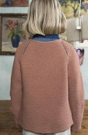 Lykkeliten Rillejakke, Pudderrosa