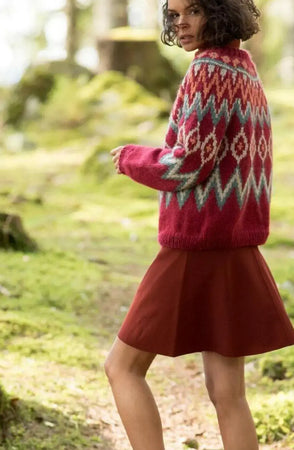 Maple Genser, Rubinrød