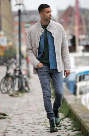 Martin Cardigan, Gråbrun