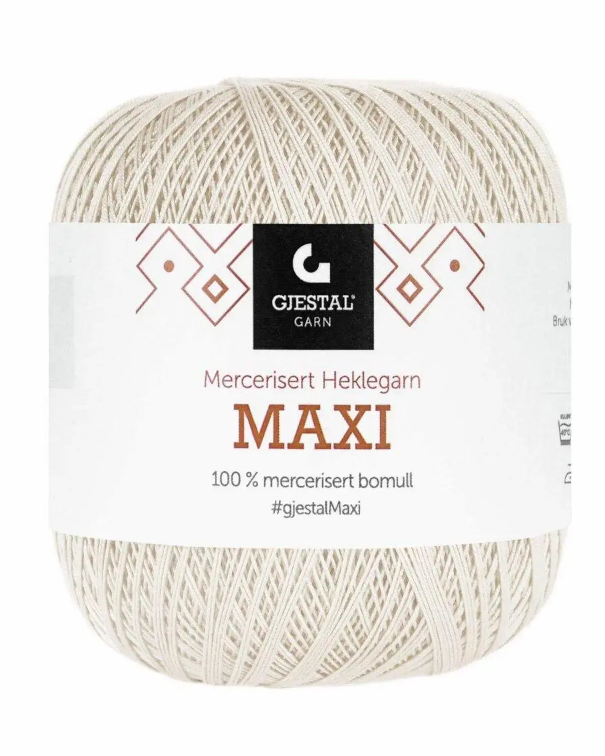 Maxi Heklegarn - 100 Natur