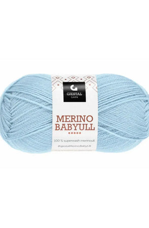 Merino Babyull - 804 Lys Blå