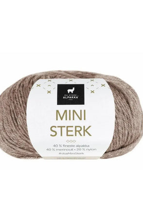 Mini Sterk - 823 Lys brun melert