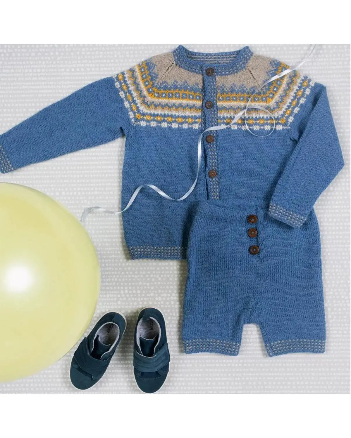 Morten Søskenjakke & Shorts, Lys Denim