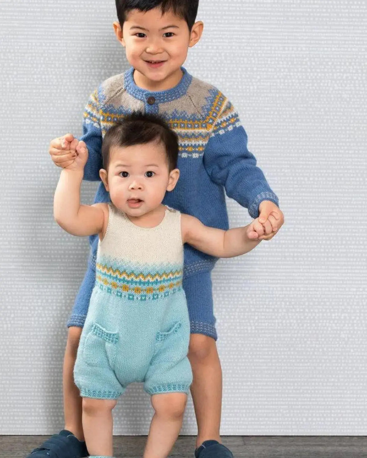 Morten Søskenjakke & Shorts, Lys Denim