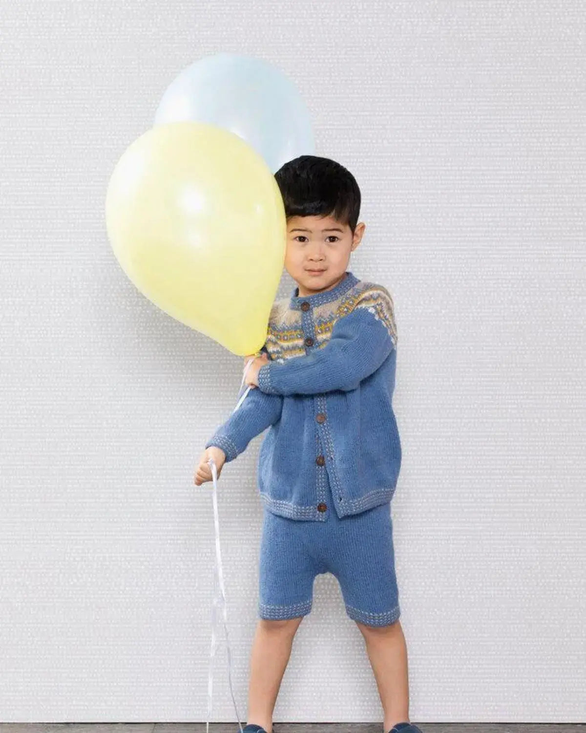 Morten Søskenjakke & Shorts, Lys Denim