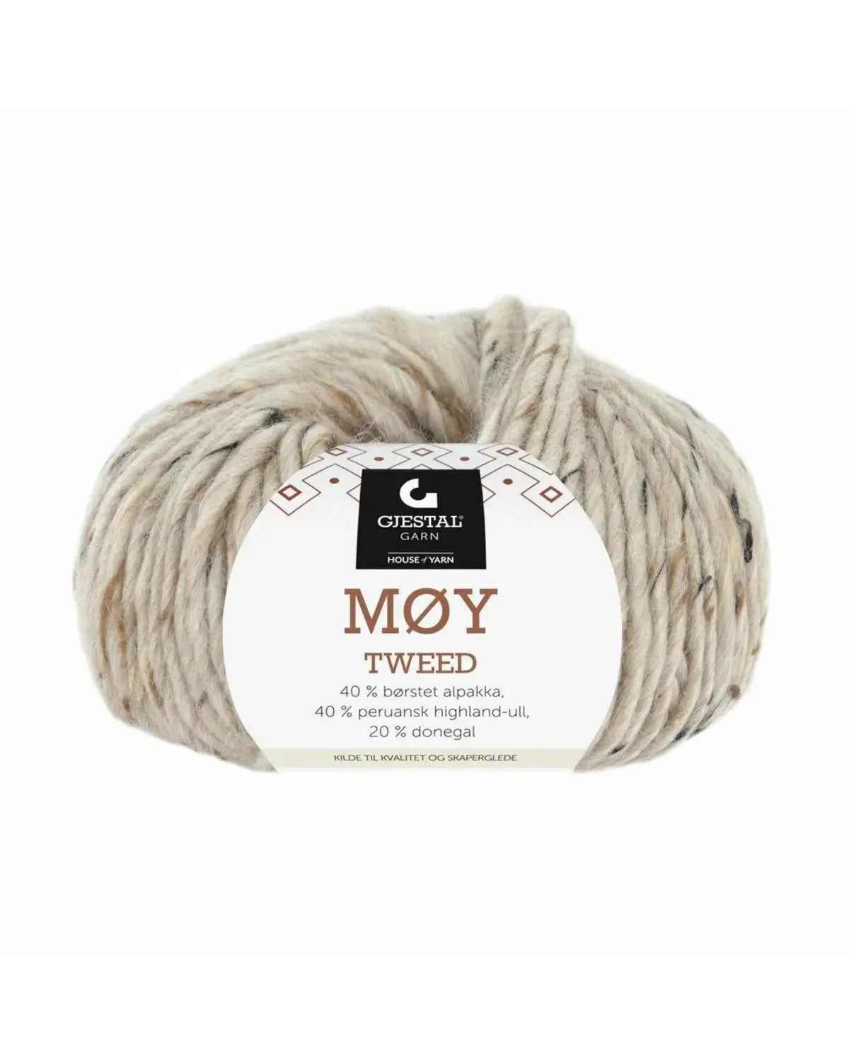 Møy Tweed - 3980 Sand tweed