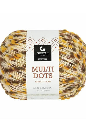 Multi dots - 901 Brun/Safran dots