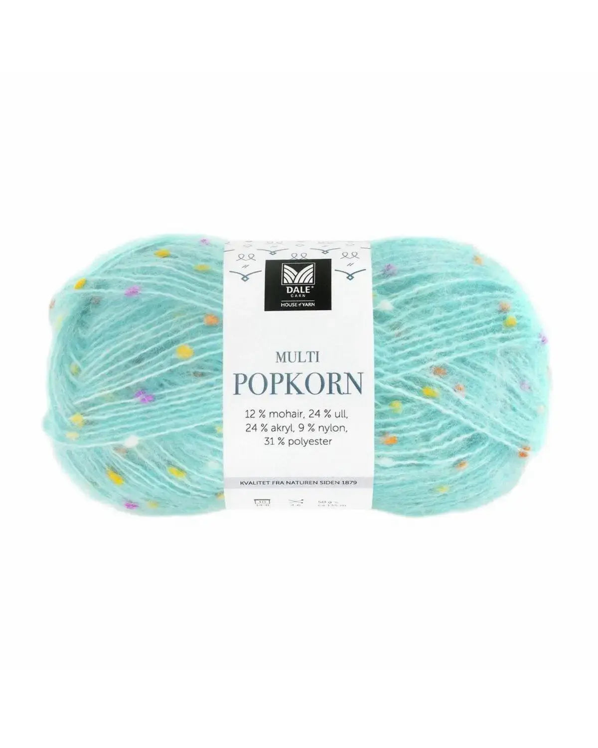 Multi Popkorn - 507 Lys turkis