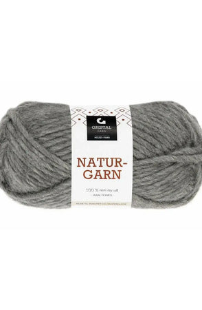 Naturgarn - 904 Grå melert