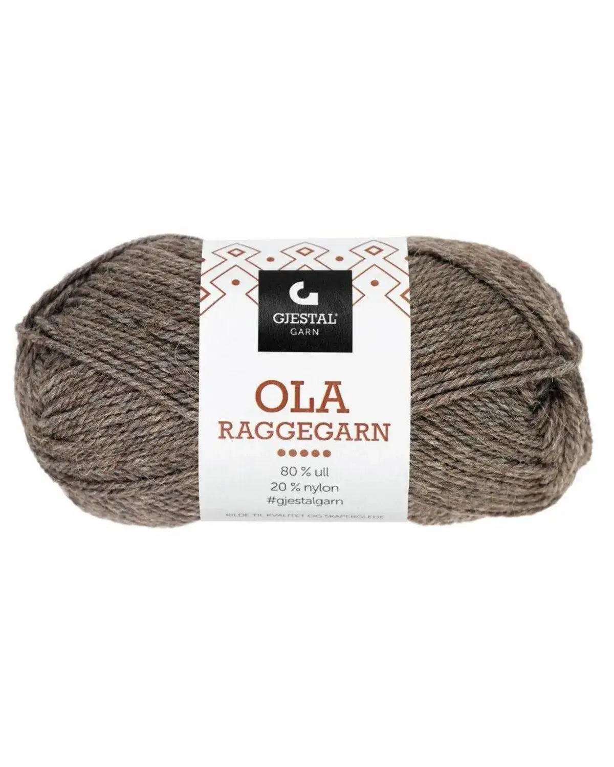 Ola Raggegarn - 702 Brun melert