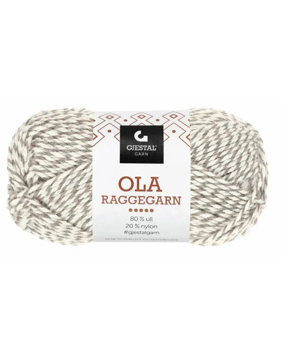 Ola Raggegarn - 704 Beige/Natur