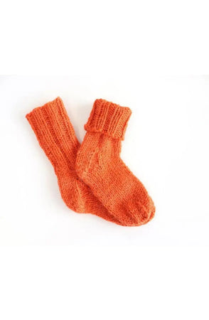 Oransje Skjerf Sokker