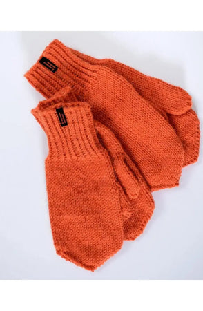 Oransje Skjerf Varme Votter