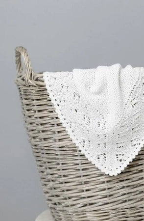 Perler og Lace Babyteppe