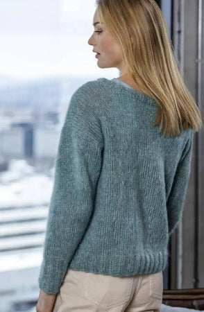 Puls Chunky Genser, Blågrønn