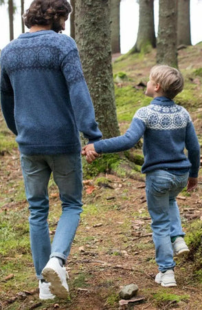 Q-Symre Kids Genser, Denim