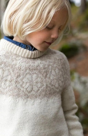 Q-Symre Kids Genser, Natur