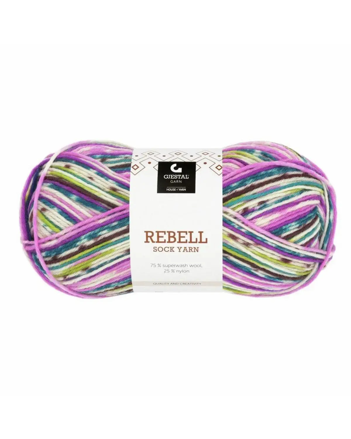 Rebell - 9402 Rosa/Blå print