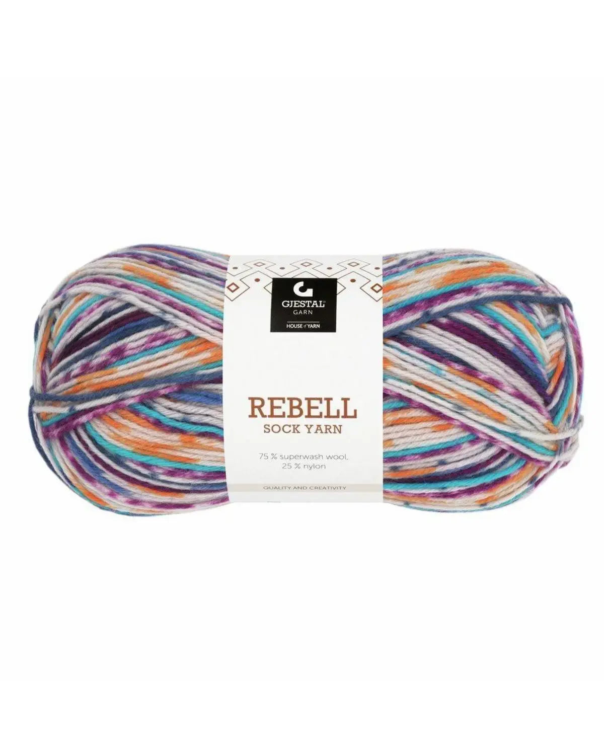 Rebell - 9404 Oransje/Rød print