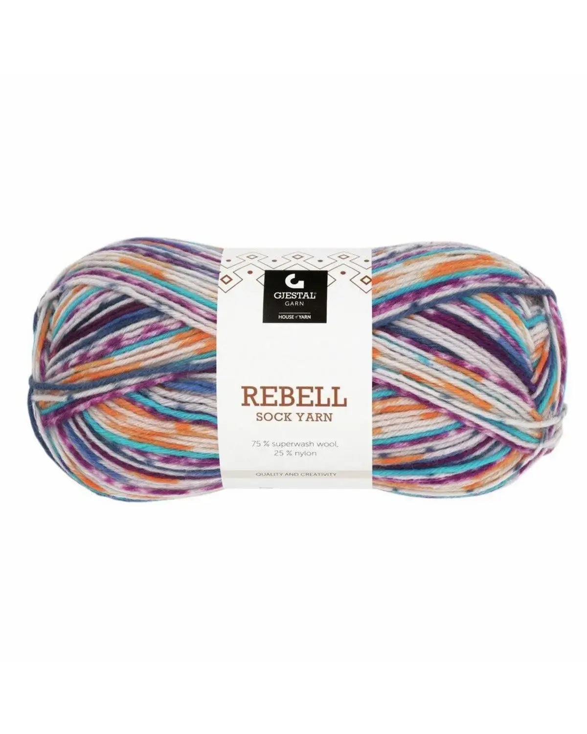 Rebell - 9404 Oransje/Rød print