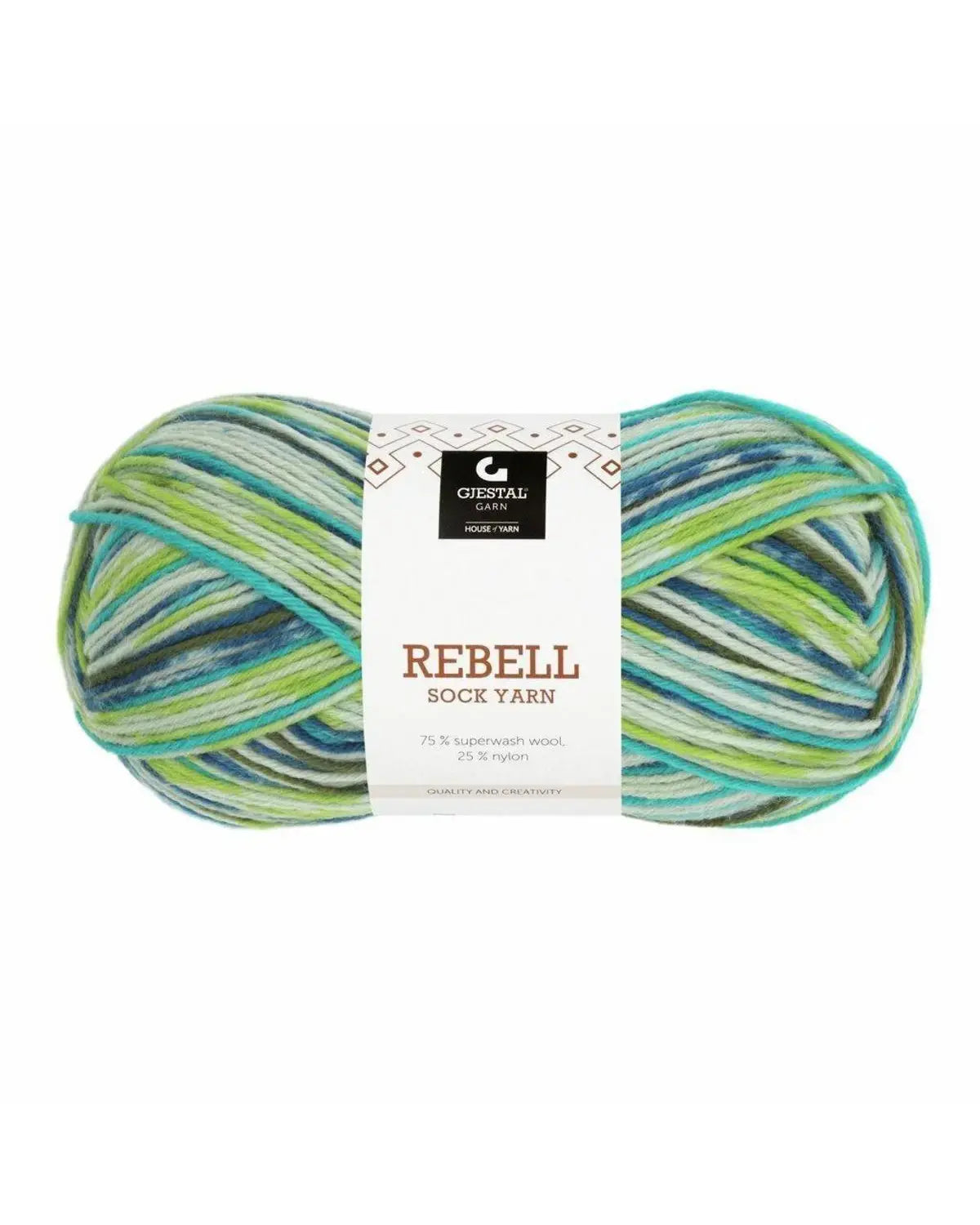 Rebell - 9405 Pæregrønn print