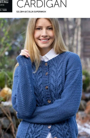 Rilja Cardigan, Denim