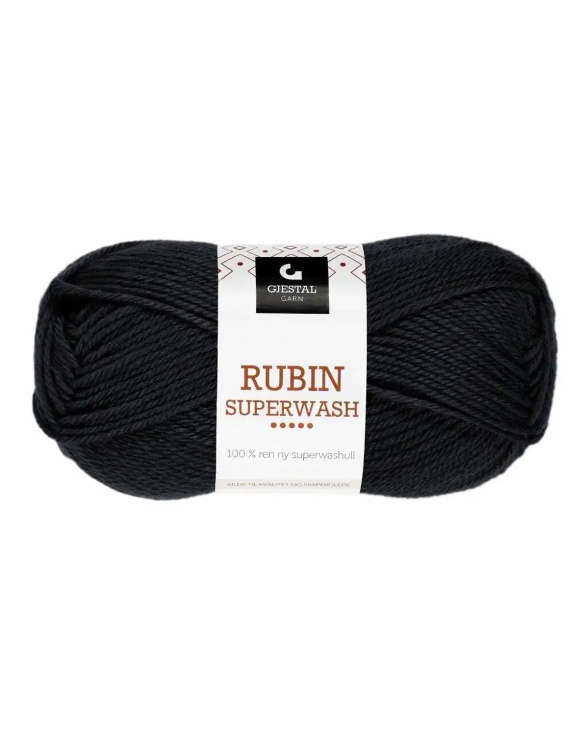 Rubin Superwash - 401 Svart