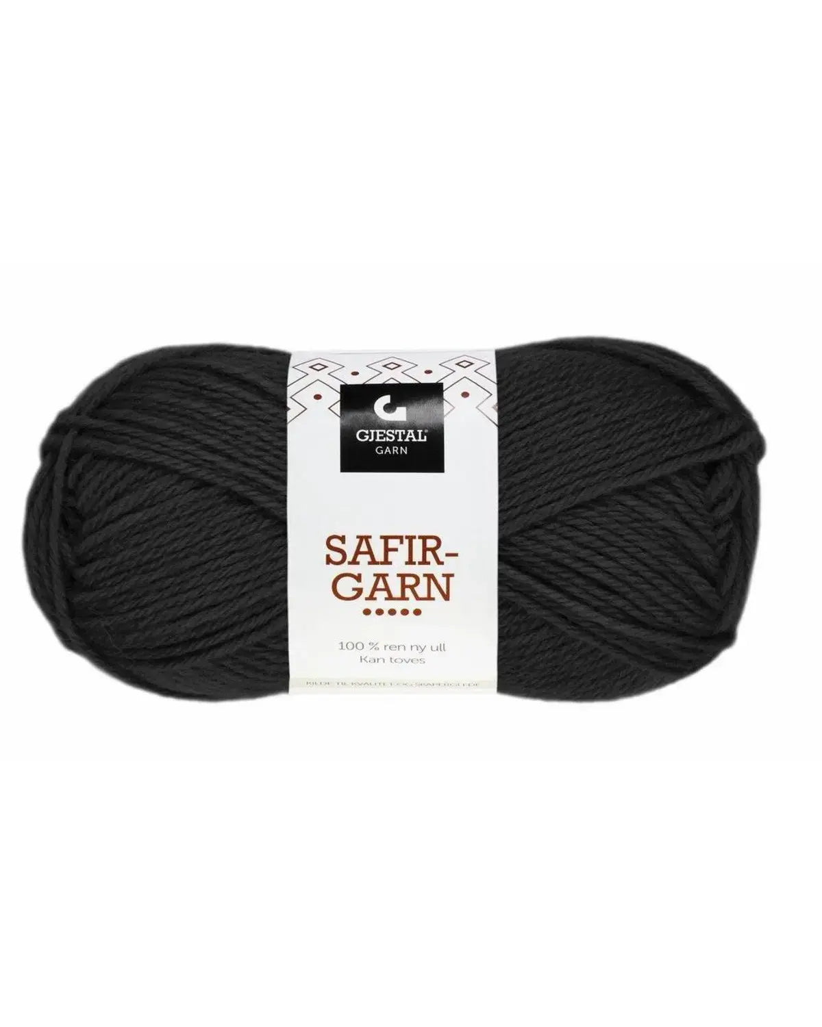 Safirgarn - 401 Svart