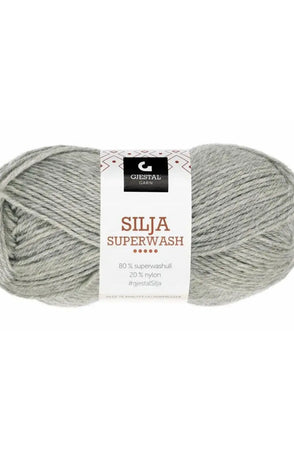 Silja Superwash - 303 Lys grå melert