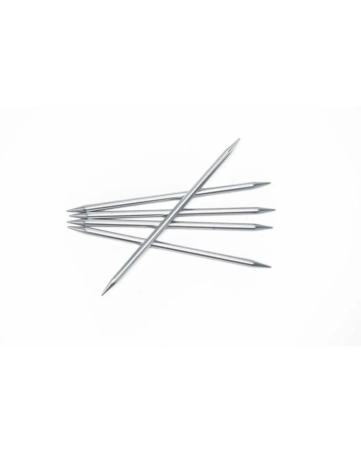 Silver Aluminium strømpepinner - 7 mm x  20 cm
